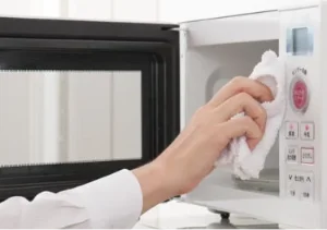 Microwave cleaning